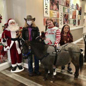Dominique Visiting Camden Ronald McDonald House December 2021