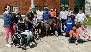Dominique Visiting Kids at Spring Forge Intermediate School 5-24-2022