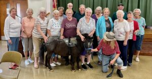 Dom Visiting Brownbacks UCC Young At Heart Club in Spring City, PA on 9/14/23